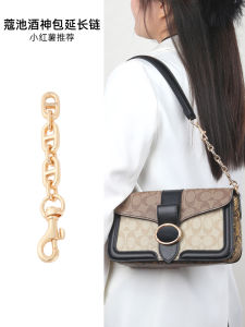 Handmade Coach Morgan Extended Chain Wine God Bag Shoulder Strap Long Nose Chain Leather Accessory for Bag Extension