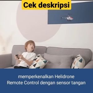 Mainan Anak Helikopter Sensor Tangan Pesawat Terbang Remote Control