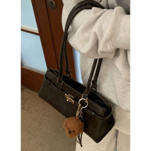 South Korea Niche Style Underarm Bag Female Fall and Winter 2024 New Arrival Tide Retro Commuter Bag Large Capacity Shoulder Handbag