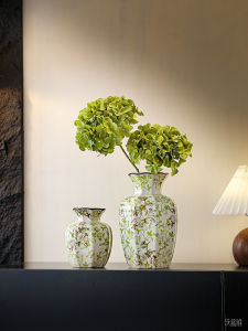 Retro Blue And White Porcelain Flower Vase Decorative Piece for Living Room Fresh Flowers Decoration Luxury Chinese Style Small Ceramics