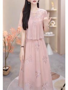 GUBODUO | Slimming Short Sleeve Dress for Moms