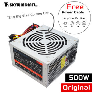500W ATX PSU Ultra Silent Gaming PC Power Supply with 12cm Quiet Fan For Gamers & Creators