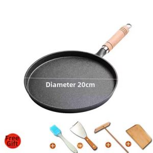 Jiaxun | Cast Iron Pancake Frying Pan No Coating