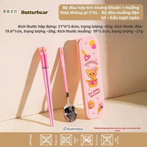 MODERN SWEETHOME | Bộ Dụng Cụ Ăn Cho Trẻ Em Di Động