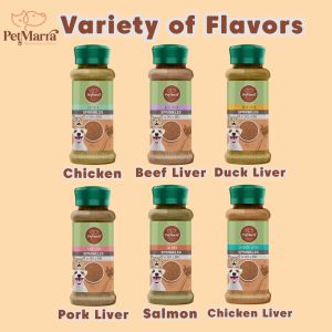 PetMarra Sprinkles for Cats and Dogs Chicken Flavor 120g Supplement Appetite Booster Topper Cat Dog Puppy Kitten