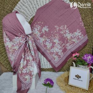 hijab Segi Empat Voal Motif Best Seller Aruna Series Terbaru Kemasan Box and Pouch