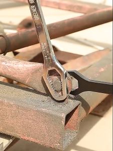 Kunci Ring Pas Universal Double Head Wrench Adjustable Multi Size14mm-22mm/8mm-13mm Anti Selip Ori