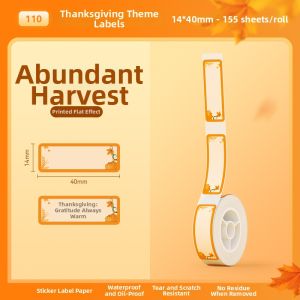 Niimbot | Waterproof Holiday Sticker Paper Compatible