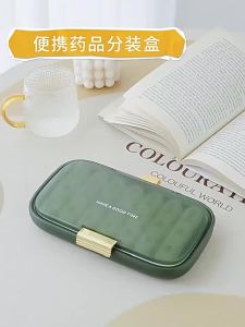 Weekly Pill Organizer 3 Times a DayLarge 7 Day Pill Box 3 Times a Day with Separate ContainerPortable Pill Case for Vitamins