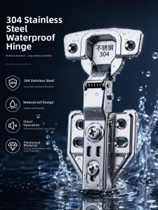 Hydraulic Damping 304 Stainless Steel Hinges