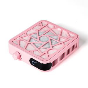 Foreverlily | 6000RPM Nail Dust Collector Powerful Suction Brushless Turbine Fan 10 Level Suction Adjustable Portable Nail Dust Extractor