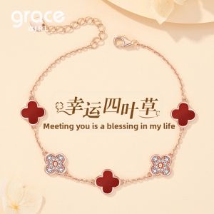 Grace Girl | Luxury Four-leaf Clover Bracelet
