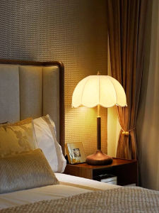 SHIGUANGSUIDAO | French Romantic Retro Vintage American Style Bedside Table Lamp