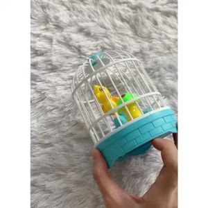 MAINAN ANAK BURUNG VOICE CONTROL BIRDCAGE FU1138 BURUNG TEPUK BERSUARA