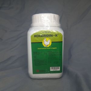 Koleridin K isi 500 Kaplet Tablet Kapsul Obat Ayam Burung CRD Snot Korisa
