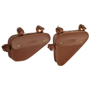 Xe đạp Retro Túi tam giác PVC Khung Trước Xe Đạp túi dung tích lớn sửa chữa xe đạp Túi đựng dụng cụ để xe đạp đường núi