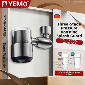 YEMO | Self-cleaning Universal Fit Water Filter No Cartridge Replacement Anti-splash