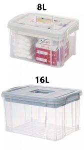 Thùng đựng đồ y tế trong nhựa VIỆT NHẬT - 2 tầng khay phân loại thuốc đồ dùng sửa chữa - 6576/7-1