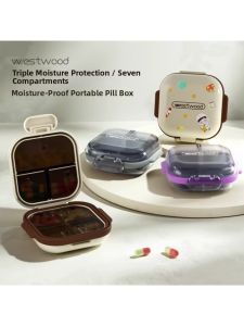BAPNP | Three Meals Sealed Moisture-Proof Seven Days Portable Mini Medicine Storage Box