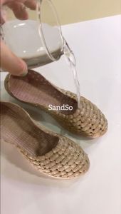 SandSo - 1241 PTY Shoes Sepatu Sandal Wanita Slip On Slipper Empuk Lentur Karet Sendal Perempuan Jelly Rubber Flip Flop Flipper Slide Flat Teplek Slop Selop Anti Air Licin Rumah Kamar Mandi Pantai Kantor Kerja Indoor Outdoor Dewasa Casual Kasual
