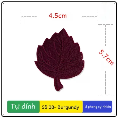 Tự Dính Lá Thêu Miếng Dán Vải Dán Màu Nguyên Chất Lỗ Trang Trí Miếng Dán Cường Lực Cho Quần Áo Và Quần Diy Phụ Kiện May Vá