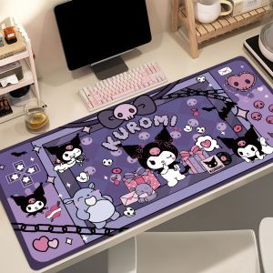 Sanrio | Kawaii Cute K-Kuromi Mouse Pad Non-slip Thickened MousePad Student Gaming Cushion Large Writing Lockedge Office