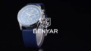 BENYAR | BENYAR Premium Trendy Luxury Mens Quartz Watch Urban Elite Grace Stainless Steel Watch Hardlex Calendar 50m Dive Luminous Watch