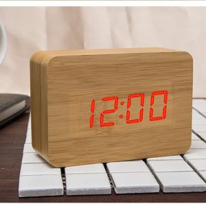 HUIYANGXU | Voice Control Snooze Smart Home Digital Clock Temperature Display