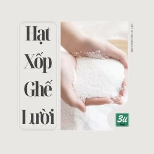 Hạt xốp ghế lười 3ii Home 1Kg EPS 1mm 2mm màu trắng được khử mùi an toàn cho sức khỏe và thân thiện với môi trường
