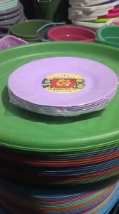 ( isi 6 pcs ) Piring Ceper MD Makan Prasmanan Plastik