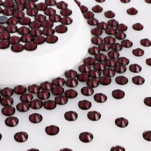 SS6-SS30 Amethyst Hot Fix Glass Rhinestones Flatback Hotfix Crystal Stones Iron on Diamond Strass Nail Clothes DIY Accessories