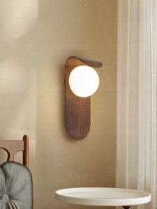 FANCY LAMP CLUB | Wooden Style Bedside Wall Lamp