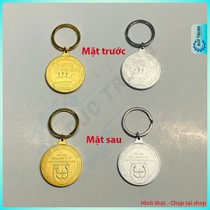 Móc Khoá Kiểu Đồng Xu Chúc Mừng Sinh Nhật Happy Birthday