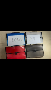 A4 Portable Accordion Expanding File Folder 12 Pockets A4 Paper Storage Document Organizer Portfolio Holder Large Capacity Bag Spring School Supplies