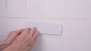 GREENLIFE Bathroom storage shelf Plastic drain thickening perforation-free storage shelf