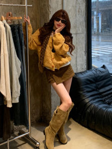XUECAIQI | Trending Knit Sweater and Skirt Set for Women 2 Pieces