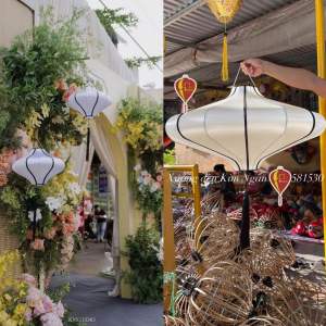 Đèn lồng hội an chuyên trang trí đám cưới bằng sắt cực đẹp