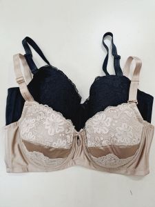 AVON MARINELLA MOCHA AND BLACK UNDERWIRE FULLCUP BRA