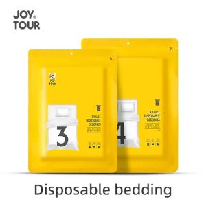 3/4pcs Thickened Sms Material Hotel & Guesthouse Dirty Bedding Business Travel Duvet Cover Disposable Bed Sheets For Hospital