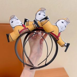 Funny Emperor Worship Kids Plush Headband Cartoon Anime Doll Hair Band Wash Face Bundle Hair Band Headwear Girl Gift
