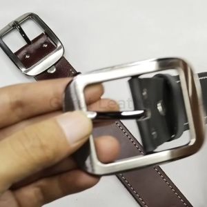 Sabuk Pria/Ikat Pinggang Pria 100% Kulit Gesper Kulit