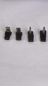 1PC Portable 90 Degree Micro USB Up and Down and Left and Right Angled Micro 5pin Female to Micro USB Male Extension Adapter