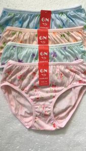 Grosir 12 Pcs Celana Dalam Golden Nick 937 Sablon Motif Bahan Katun Nyaman | CD Wanita Dewasa Jumbo