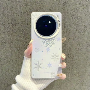 เคส Vivo X100 X90 5G เคส Vivo X100 X90 Pro เคส เกล็ดหิมะพร้อมกล้องป้องกันกรอบกันกระแทกกรณีโทรศัพท์มือถือที่ทนต่อการสึกหรอ