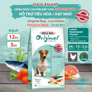 Thức Ăn Hạt Cho Chó Uncle Paul Original Small Bits Low Gluten Hạt Nhỏ Cho Chó Tiêu Hóa Yếu Nhạy Cảm