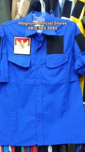 Logo DEMOKRAT Kemeja PDL Tactical S - 5XL BONUS FREE 5 Emblem Patch Prepet Perekat Velkro Army