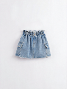 Marc&Janie | Lace Waistband Cotton Half Skirt