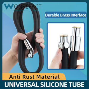 Flexible Hose Bathroom Toilet Silicone Flexible Hose Handheld Shower Head Hose 1.5M2M2.5M