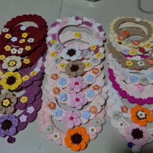 Collar Floral Lace Dog/Cat Neck Protector Medium Size