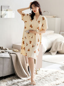 JIALEFEN | Summer Cotton Sleep Dress Sleeveless Nightgown